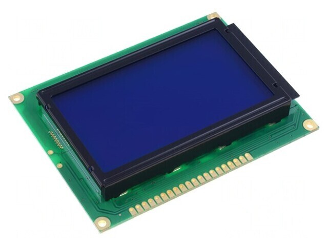 &#039;Afișaj LCD Grafic 128x64 STN Albastru&#039;