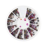 Decorațiuni nail art &ndash; strasuri mix &ndash; efect curcubeu, INGINAILS