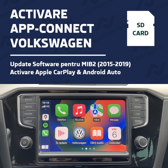 ACTIVARE LICENTA APP-CONNECT PENTRU VOLKSWAGEN