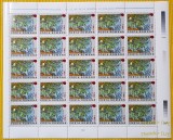 ROMANIA 2000 LP 1513 - 100ani moartea Van Gogh SUPRATIPAR paleta MNH perfecte