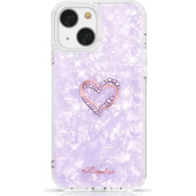 Husa Cover Kingxbar Epoxy Series pentru iPhone 13 Purple foto