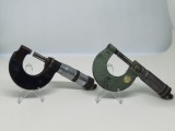 Micrometre vechi. Set 2 obiecte vechi pentru masurat, romanesti. Micrometru vechi.
