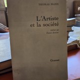 L Artiste et la societe - Thomas Mann