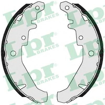 Set saboti frana FIAT PALIO (178BX) (1996 - 2016) LPR 07310 foto