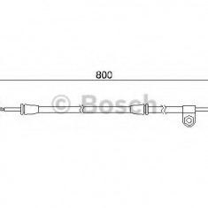 Senzor de avertizare,uzura placute de frana BMW X5 (E53) (2000 - 2006) BOSCH 1 987 474 945