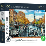 Puzzle 1000 piese - Toamna in Amsterdam | Trefl