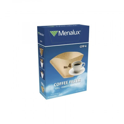 Set filtre hartie cafetiera Menalux CFP4, marimea 4,100 buc/set foto