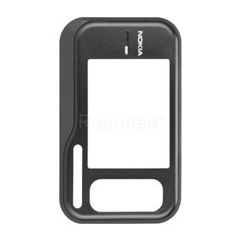 Copertă frontală Softtouch pentru Nokia 6760s, negru foto