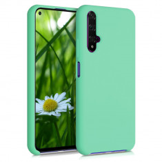 Husa pentru Huawei Nova 5T, Silicon, Verde, 52289.147 foto