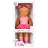 Papusa Dollz And More, Tina balerina, Roz inchis, 45 cm