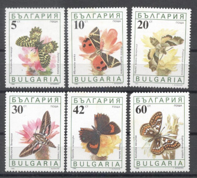Bulgaria 1990 Butterflies, MNH AT.078 foto