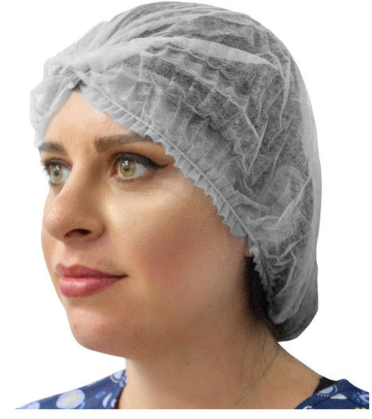 BONETA MEDICALA CU ELAST.ALB 100BUC