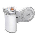 Grip magnetic foto profesional, TELESIN P5-MP-003WH, control zoom, declansator si baterie incorporata, compatibil iPhone 17 Pro Max, 17 Pro, 17e, 16,