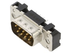 Conector D-Sub 9 pini soclu tată THT PCB HARTING