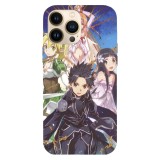 Husa compatibila cu Apple iPhone 15 Pro Max model ALfheim Online SAO, Silicon, TPU, Viceversa, Transparent, Carcasa