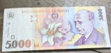 BNKRO05 Bancnota veche 1000 lei 1998 Mihai Eminescu hirtie Romania una mie lei circulata bani vechi colectie numismatica