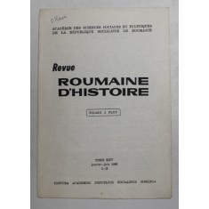 LA NAISSANCE D &#039;UNE IDEE POLITIQUE - BYZANCE APRES BYZANCE par OCTAVIAN ILIESCU , 1986 , DIN REVUE ROUMAINE D &#039;HISTOIRE , TOME XXV , 1 - 2