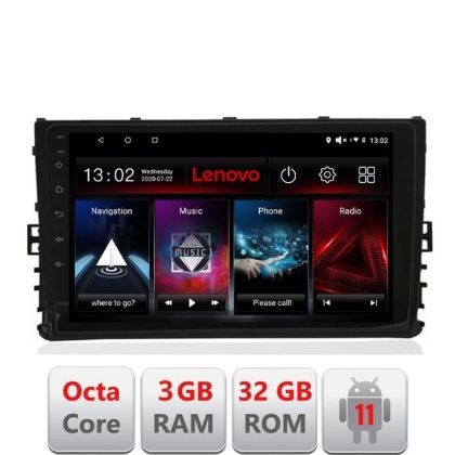 Navigatie Toyota Corolla 2017-2018 D-auris-2017 Octa Core cu Android Radio Bluetooth Internet GPS WIFI DSP 3+32 LENOVO LITE CarStore Technology