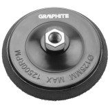 Disc Velcro Graphite 125 mm M14 pentru polizor unghiular