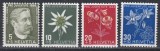 Elvetia 1944 - Juventute - 100 de ani de la nașterea lui Numa Droz - Flori, MNH, Nestampilat