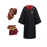 Costum carnaval copii Harry Potter, cu cravata si fular, IdeallStore&reg;, 3-5 ani