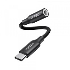 Adaptor Audio USB-C - 3.5mm UGREEN AV161, Negru