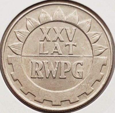 1790 Polonia 20 Zlotych 1974 OMECON Anniversary km 70 foto