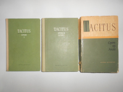 Tacitus - Opere 3 volume (1958-1964) foto