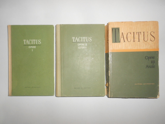 Tacitus - Opere 3 volume (1958-1964)