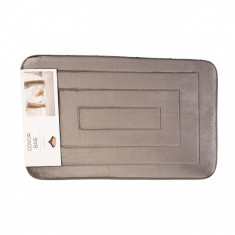 Covor baie Casa Plastor Rectangle, 50x80x1.3 cm, gri