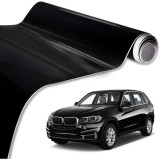 Folie auto pentru colantare integrala, Termoplastica, cu tehnologie BUBBLE FREE , culoare Negru, finisaj Lucios, dimensiune 3,0m x 1,52m, AVEX