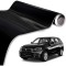 Folie auto pentru colantare integrala, Termoplastica, cu tehnologie BUBBLE FREE , culoare Negru, finisaj Lucios, dimensiune 3,0m x 1,52m