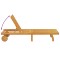 Sezlong 2 buc. Lemn Solid de Acacia Maro - 12