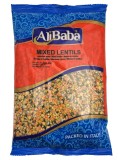 ALI BABA Mix Lentile 2kg - Amestec premium linte indiana (Masoor, Chana, Toor, Moong, Urad Dal) bogat in proteine si fibre