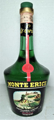 - Lichior monte erice, distilleria virtus Marsala, CL 75 GR 38 ANII 1960/70 foto