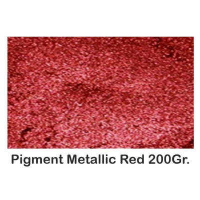 Pigment Metalic Rosu / Red 200Gr. foto