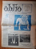 oblio 24 martie 1990-art mihai eminescu, michael jackson