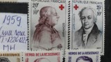 1959-Franta YT=1226+1227 c.set MH, Nestampilat