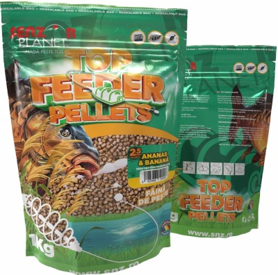 Top Feeder Senzor Pelletes, Ananas Banana, 2.5mm, 1kg foto