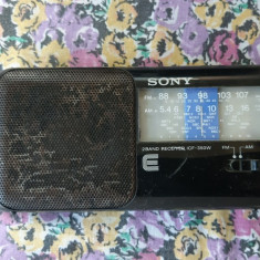 SONY ICF-350W ARE FM/AM , FUNCTIONEAZA .