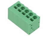 Regletă de Conexiuni PCB 90&deg; 5mm 5 Piste 20A