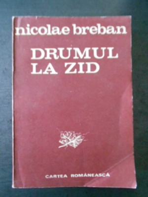 NICOLAE BREBAN - DRUMUL LA ZID foto