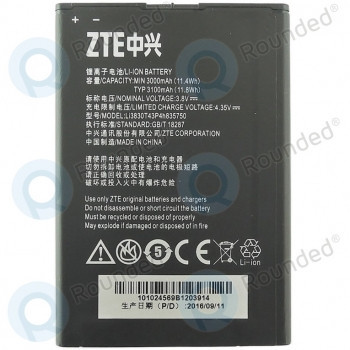 Baterie ZTE Grand S (S291) Li3830T43P4H835750 3100mAh foto