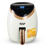 Friteuza Air Fryer, cu aer cald, fara ulei, Capacitate 5.8L, 1500 W, afisaj, Oem