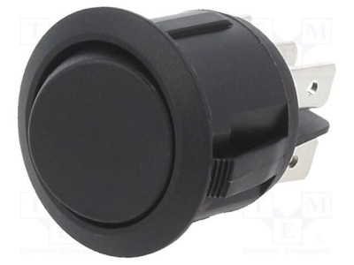 Rocker DPDT ON-ON 10A/28VDC Negru SWITCH COMPONENTS foto