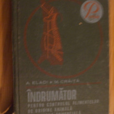 INDRUMAROR PENTRU CONTROLUL ALIMENTELOR DE ORIGINE ANIMALA - Anatolie Eladi,1979