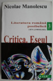 Literatura romana postbelica 3 (Critica. Eseul) &ndash; Nicolae Manolescu