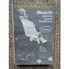 Henri Monnier - Memoriile domnului Joseph Prudhomme