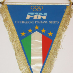 Fanion Federatia de INOT din ITALIA (cu autografe originale)