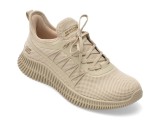 Cumpara ieftin Pantofi sport SKECHERS bej, BOBS GEO, din material textil